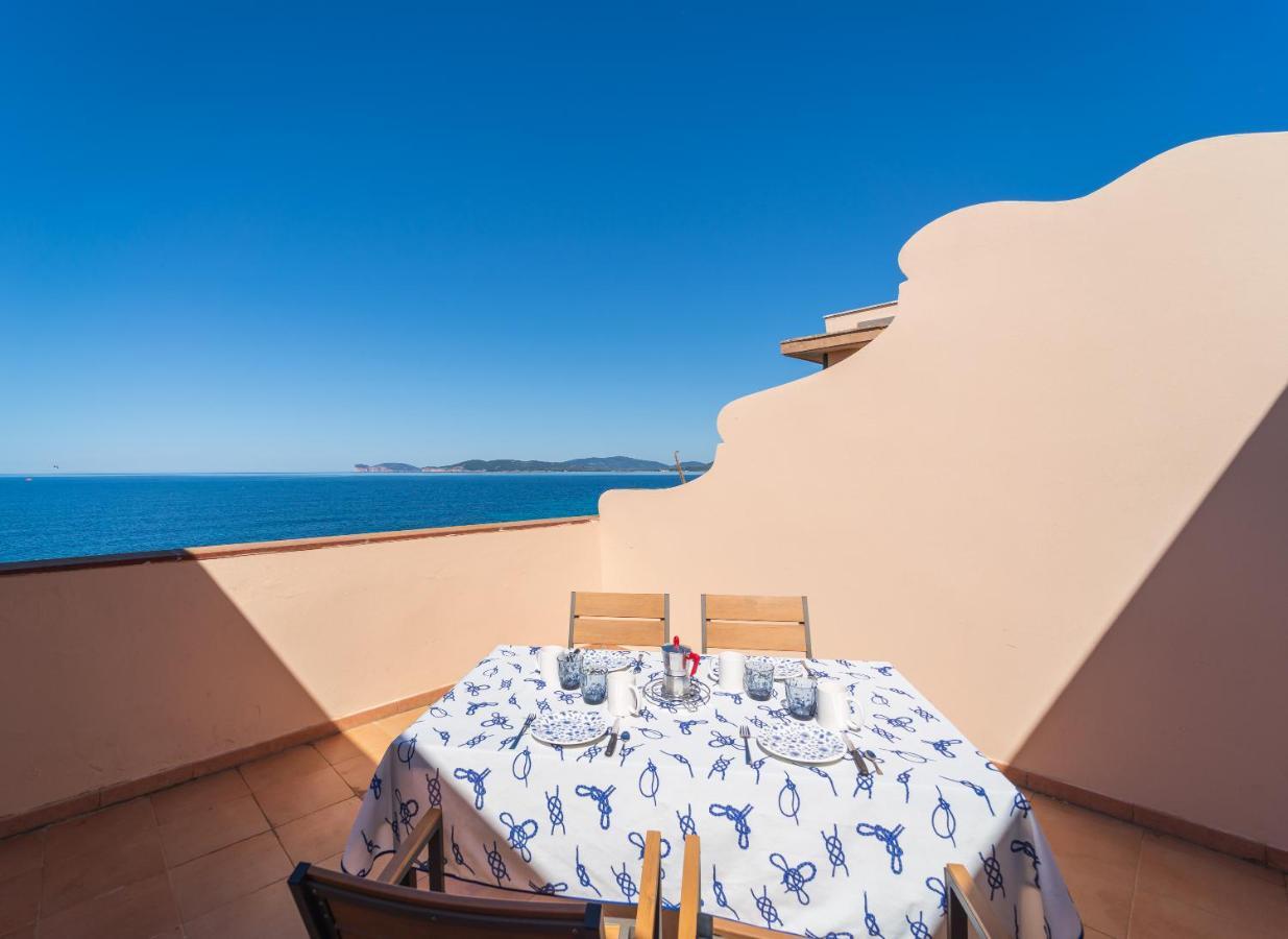 Sea Front Terrace Marco Polo Apartment Alghero Exterior photo
